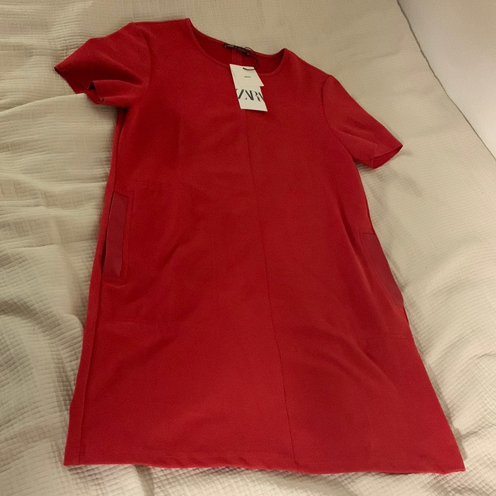 Zara dress with pockets NWT